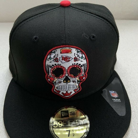 New Era Kansas City Chiefs Skull Edition 59Fifty Fitted Cap atelier